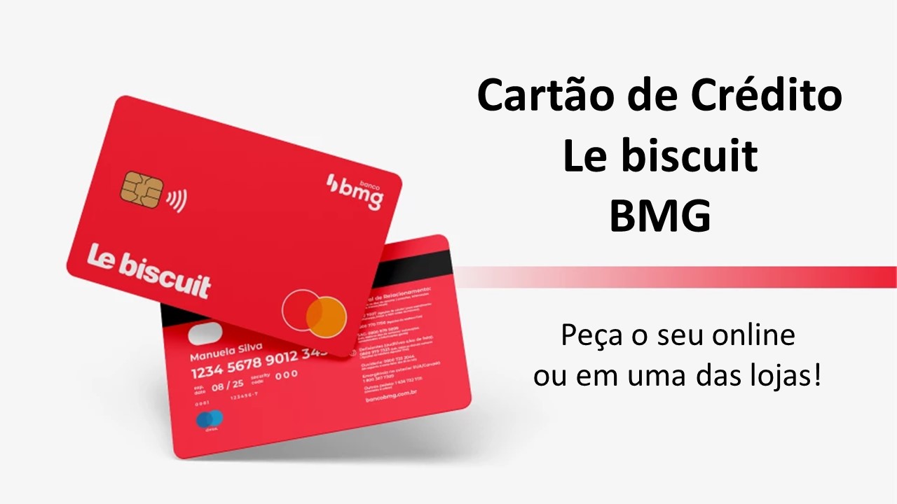 Cartão De Crédito Le Biscuit Bmg O Cartão Que Te Faz Especial Finpu 9406