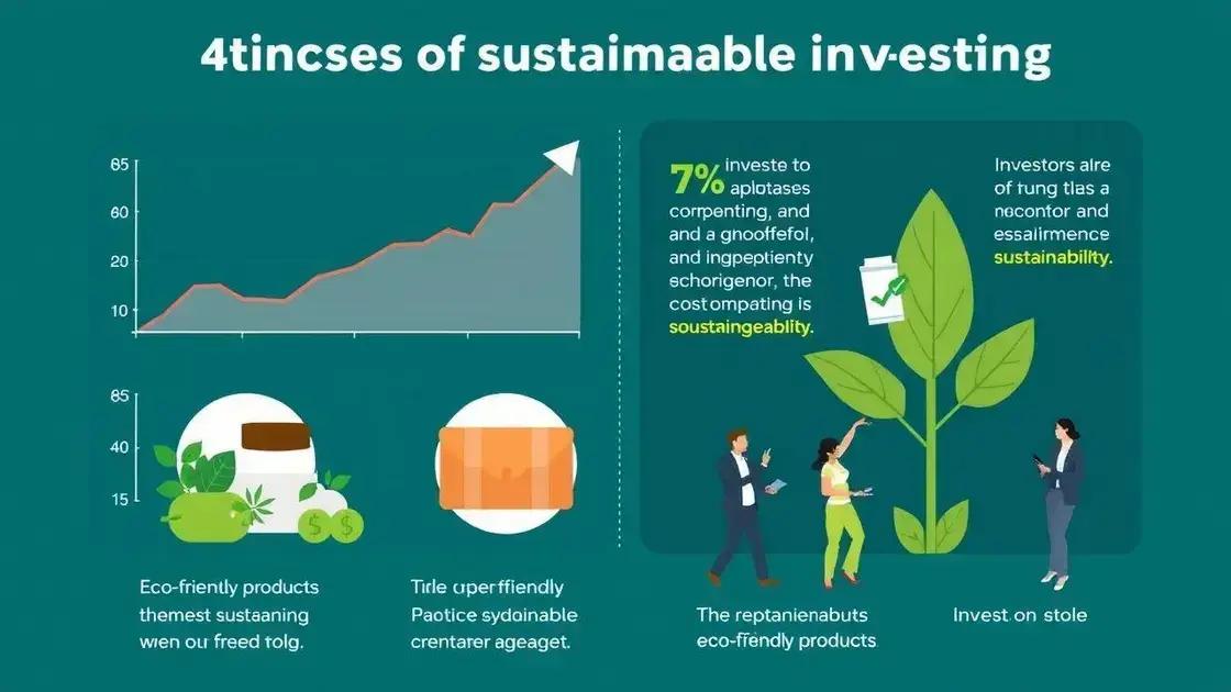 Benefícios financeiros de investir de forma sustentável