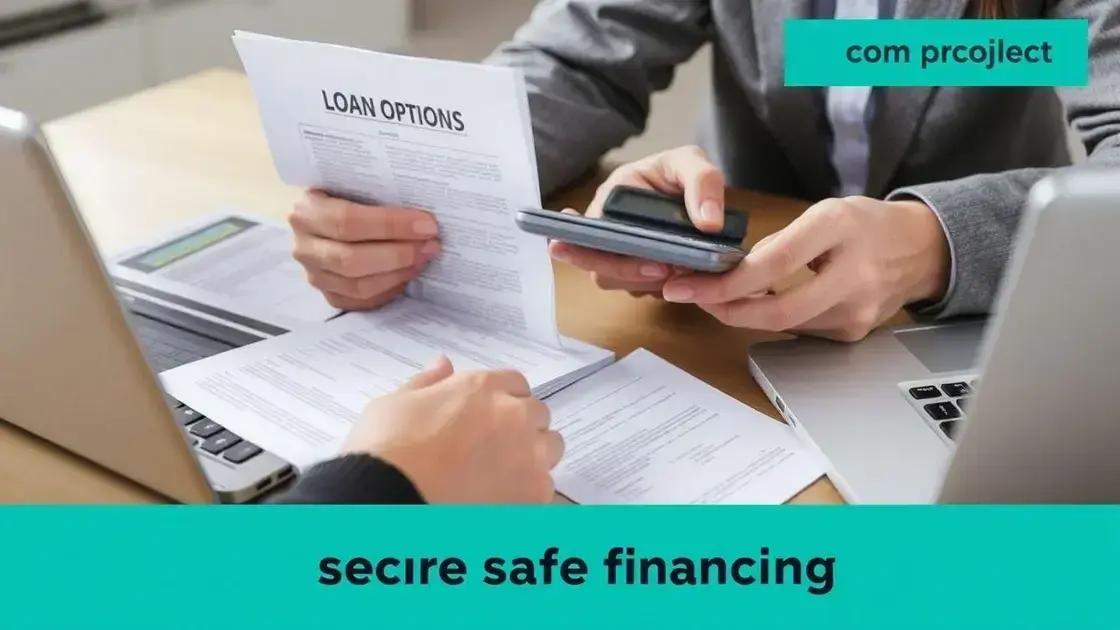 Estratégias para garantir um financiamento seguro