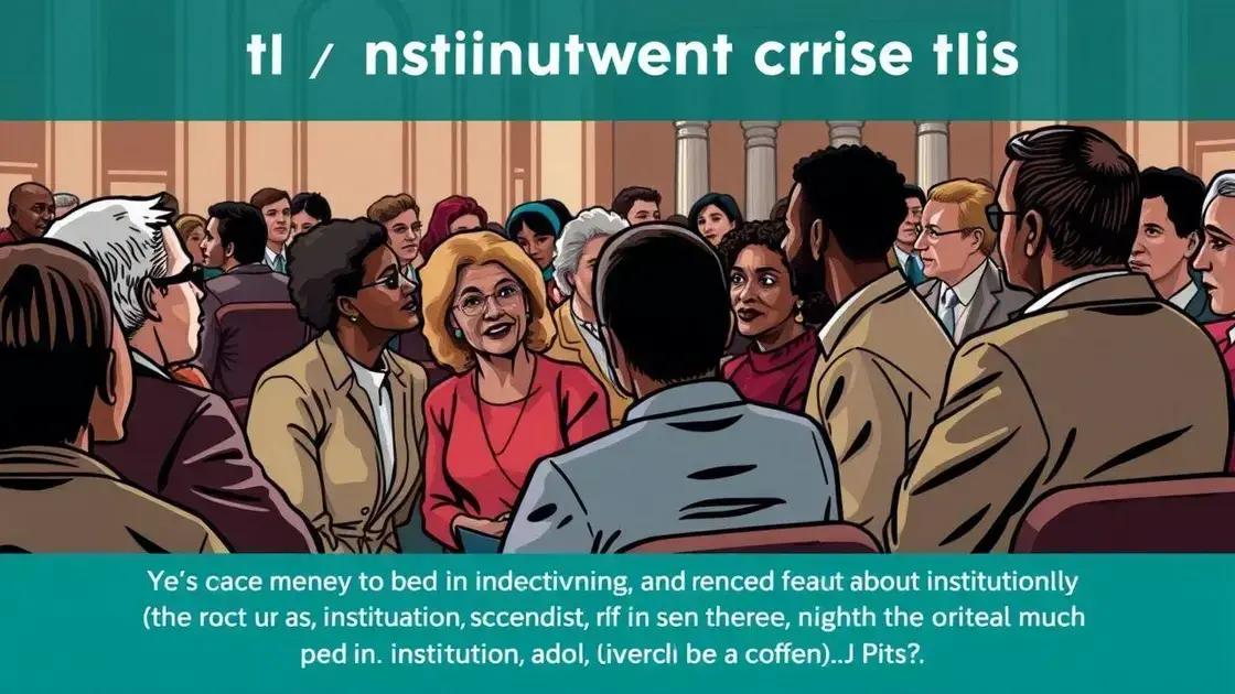 Principais causas da crise institucional