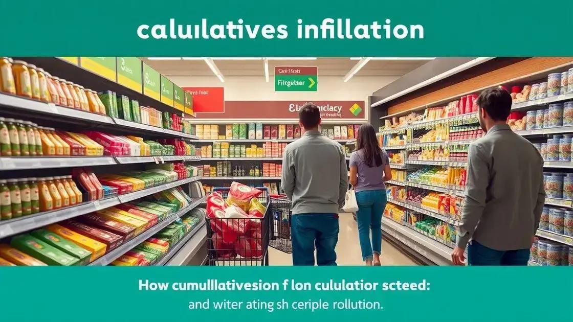 Como a inflação acumulada afeta suas compras