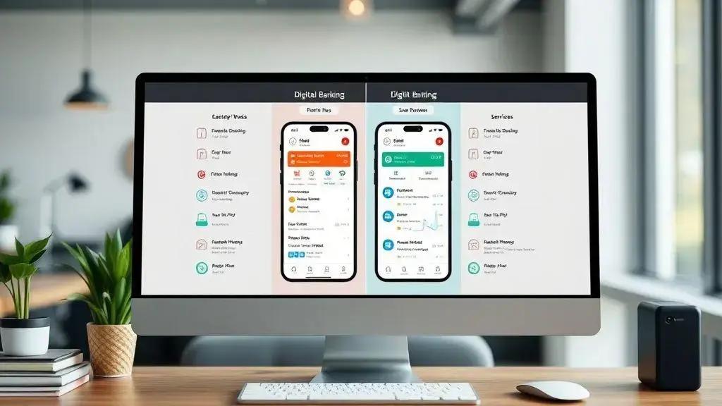 Comparativo entre os principais bancos digitais