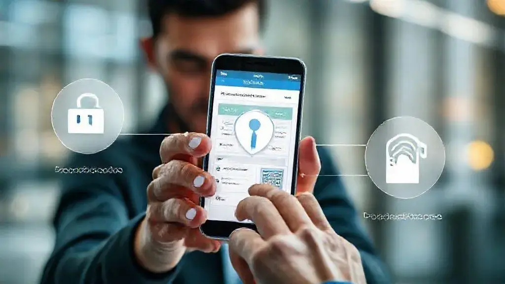 Segurança em apps de conta digital